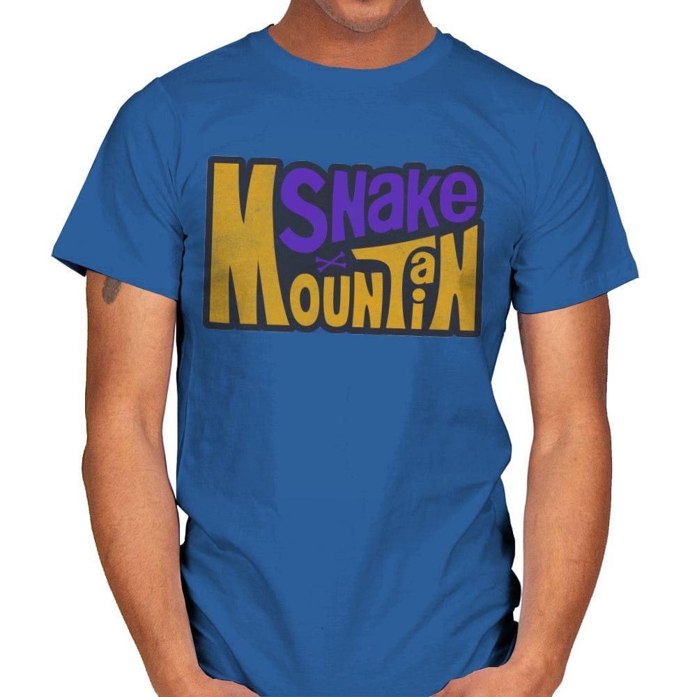Snake Mountain - Mens T-Shirts RIPT Apparel Small / Royal