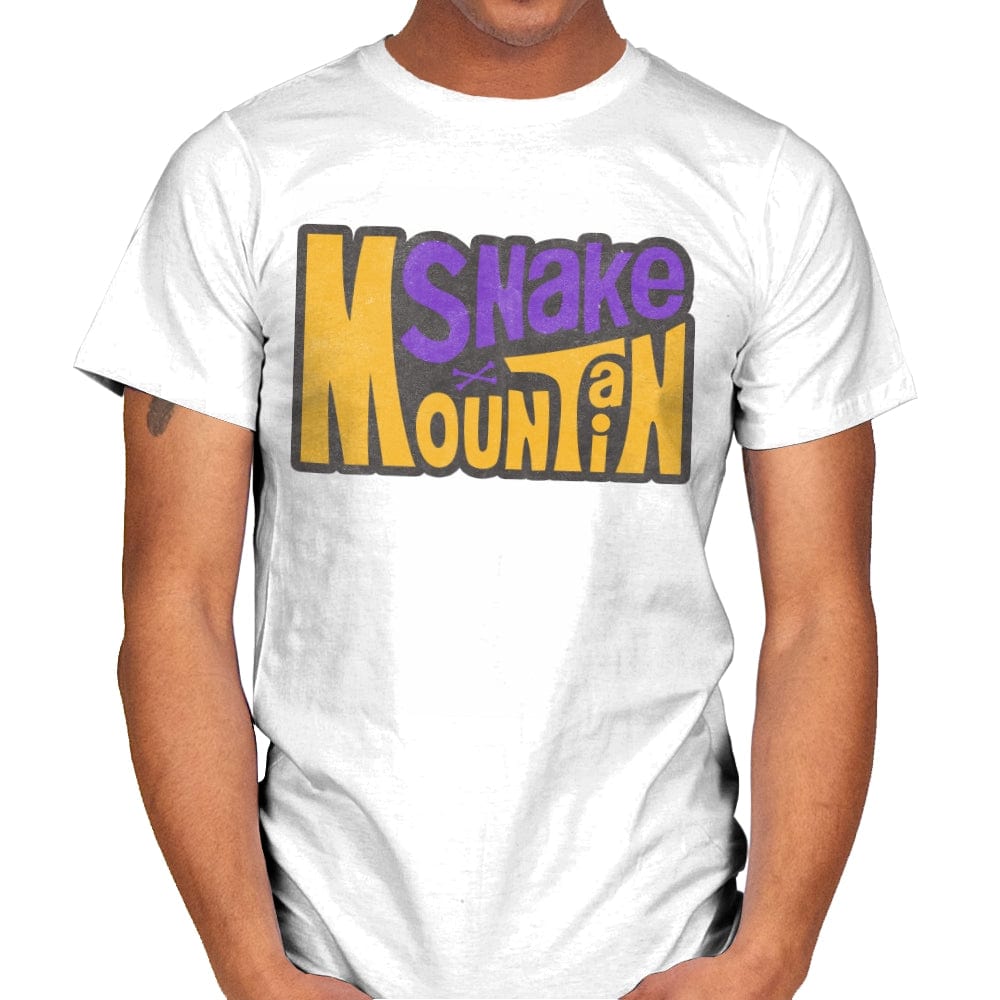 Snake Mountain - Mens T-Shirts RIPT Apparel Small / White