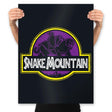 Snake Mountain - Prints Posters RIPT Apparel 18x24 / Black