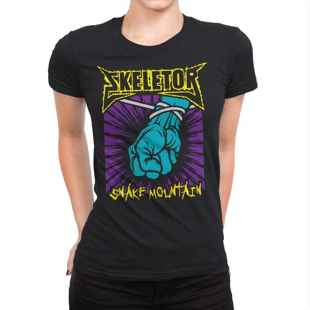 Snake Mountain - Womens Premium T-Shirts RIPT Apparel Small / Black