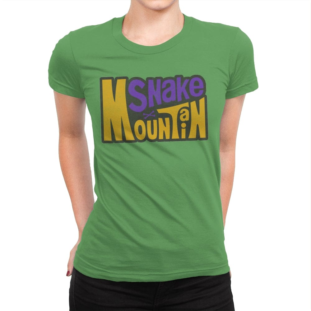 Snake Mountain - Womens Premium T-Shirts RIPT Apparel Small / Kelly