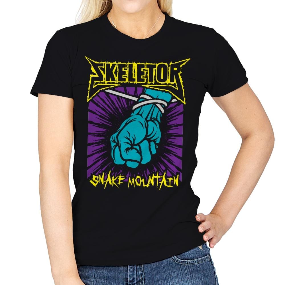 Snake Mountain - Womens T-Shirts RIPT Apparel Small / Black