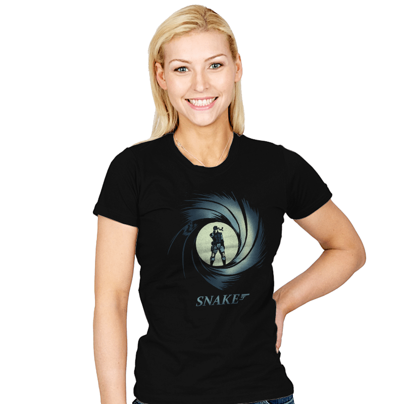 Snake, Solid Snake - Womens T-Shirts RIPT Apparel
