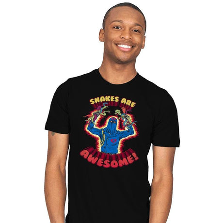 Snakes Are Awesome! - Mens T-Shirts RIPT Apparel