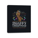 Snappy Christmas - Canvas Wraps Canvas Wraps RIPT Apparel 11x14 / Black