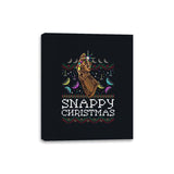 Snappy Christmas - Canvas Wraps Canvas Wraps RIPT Apparel 8x10 / Black
