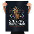 Snappy Christmas - Prints Posters RIPT Apparel 18x24 / Black