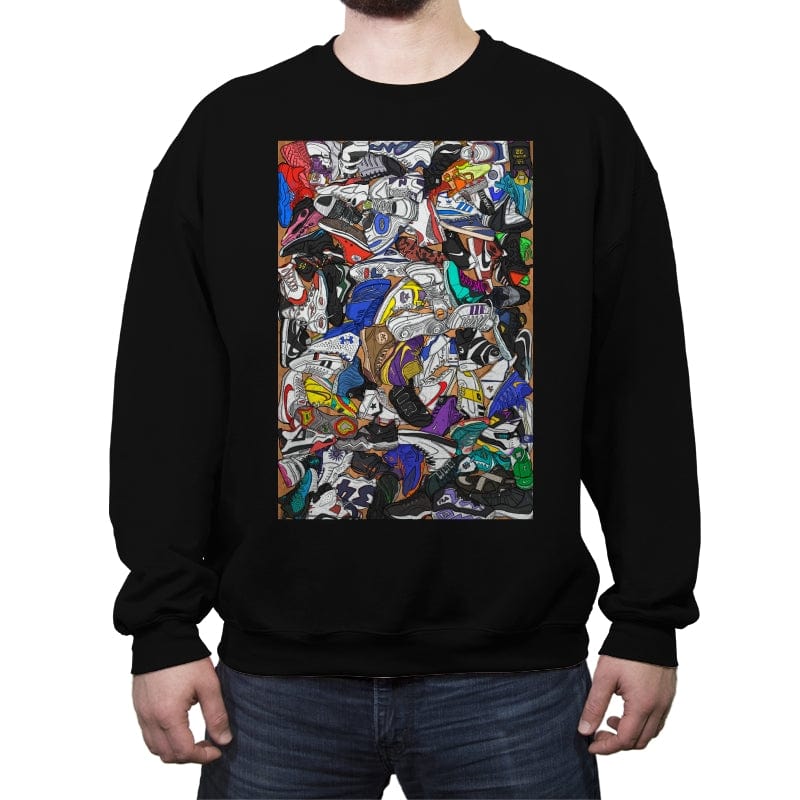 Sneaker Game - Crew Neck Sweatshirt Crew Neck Sweatshirt RIPT Apparel Small / Black