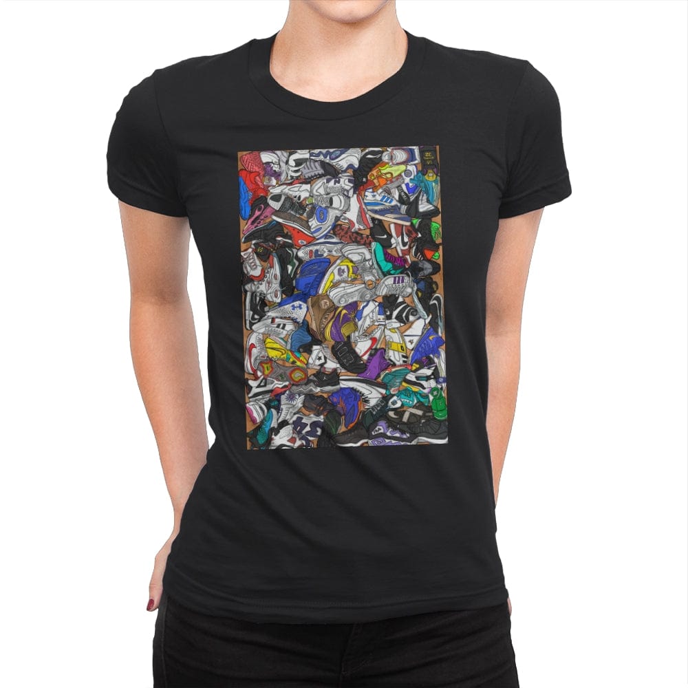 Sneaker Game - Womens Premium T-Shirts RIPT Apparel Small / Black
