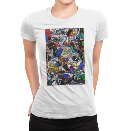 Sneaker Game - Womens Premium T-Shirts RIPT Apparel Small / White