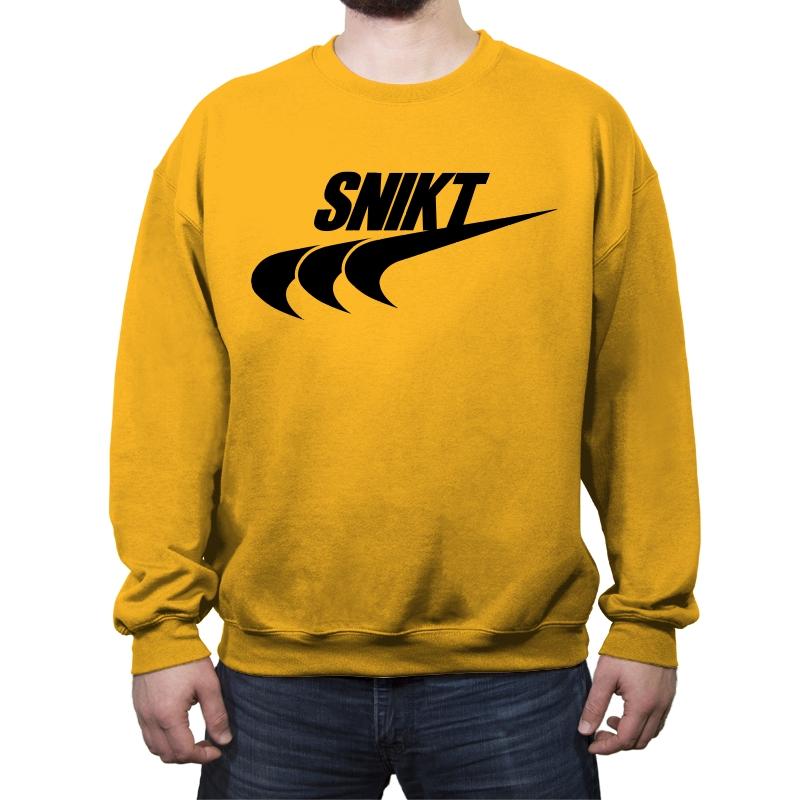 SNIKT! - Crew Neck Sweatshirt Crew Neck Sweatshirt RIPT Apparel Small / Gold