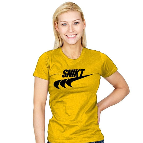SNIKT! - Womens T-Shirts RIPT Apparel Small / Sunshine