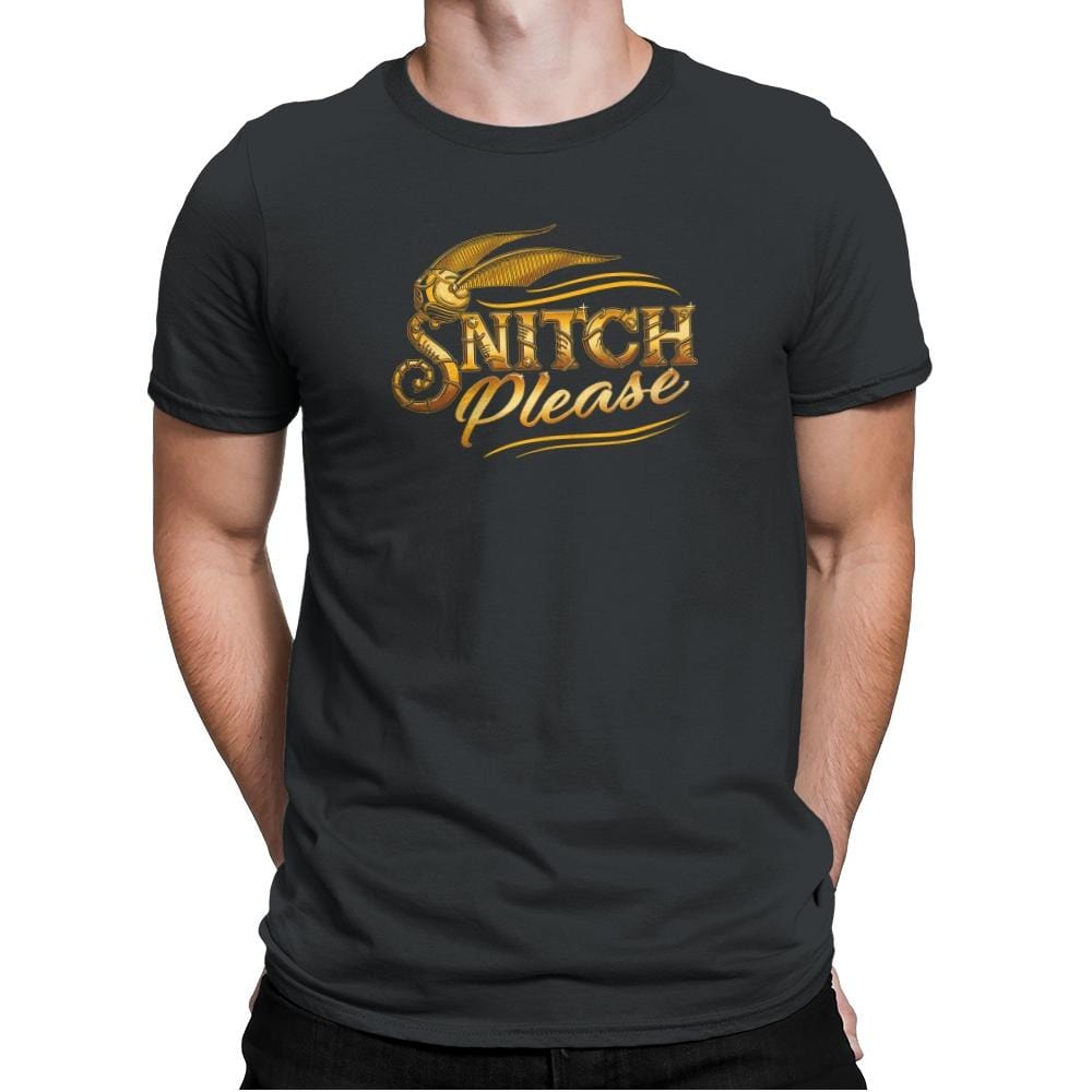 Snitch Please Exclusive - Mens Premium T-Shirts RIPT Apparel Small / Heavy Metal