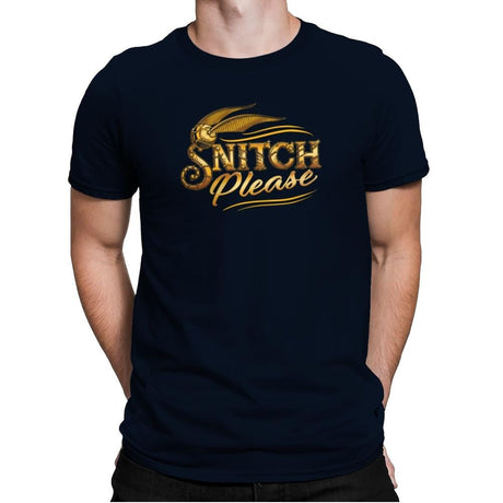 Snitch Please Exclusive - Mens Premium T-Shirts RIPT Apparel Small / Midnight Navy