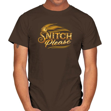 Snitch Please Exclusive - Mens T-Shirts RIPT Apparel Small / Dark Chocolate