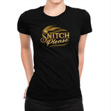 Snitch Please Exclusive - Womens Premium T-Shirts RIPT Apparel Small / Indigo