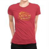 Snitch Please Exclusive - Womens Premium T-Shirts RIPT Apparel Small / Red