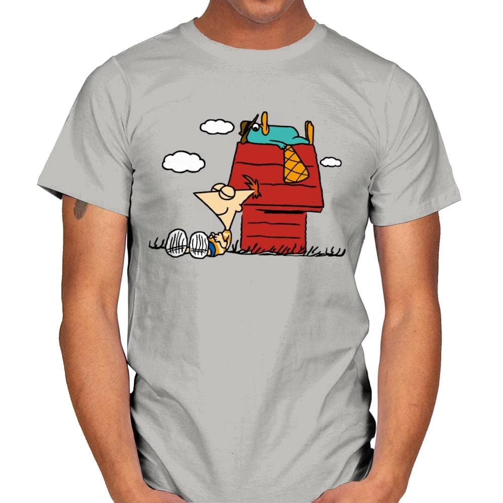 Snoophi! - Mens T-Shirts RIPT Apparel Small / Ice Grey