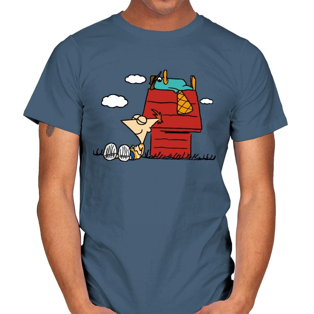 Snoophi! - Mens T-Shirts RIPT Apparel Small / Indigo Blue