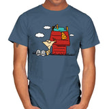 Snoophi! - Mens T-Shirts RIPT Apparel Small / Indigo Blue