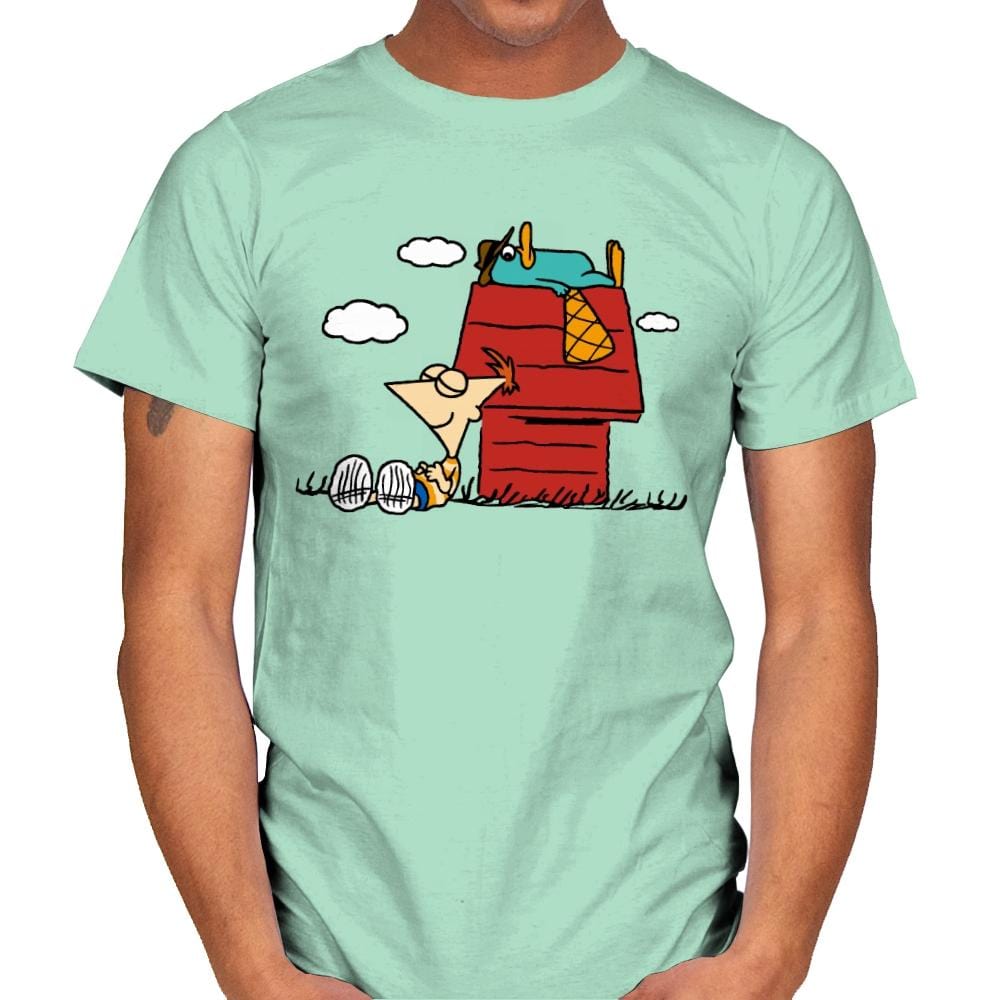 Snoophi! - Mens T-Shirts RIPT Apparel Small / Mint Green