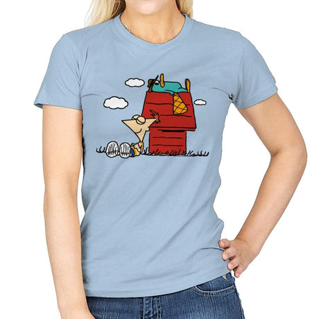 Snoophi! - Womens T-Shirts RIPT Apparel Small / Light Blue