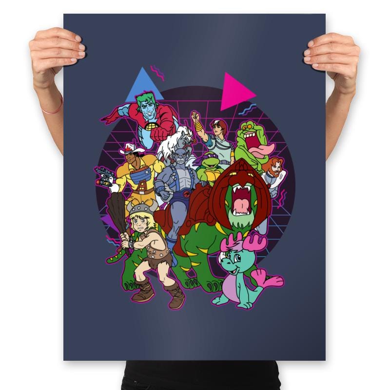 So 80s - Prints Posters RIPT Apparel 18x24 / Navy