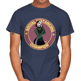 Social Distancing Champion Evolution - Mens T-Shirts RIPT Apparel Small / Navy