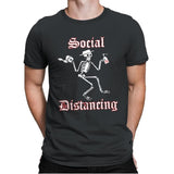 Social Distancing - Mens Premium T-Shirts RIPT Apparel Small / Heavy Metal