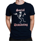 Social Distancing - Mens Premium T-Shirts RIPT Apparel Small / Midnight Navy