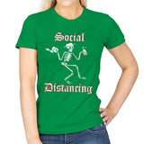 Social Distancing - Womens T-Shirts RIPT Apparel Small / Irish Green
