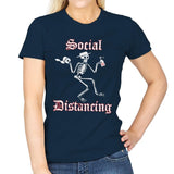Social Distancing - Womens T-Shirts RIPT Apparel Small / Navy