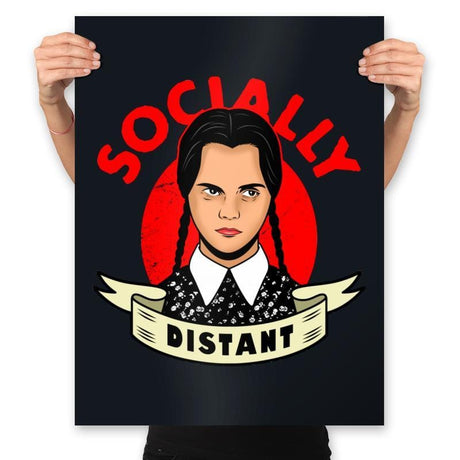 Socially Distant - Prints Posters RIPT Apparel 18x24 / Black