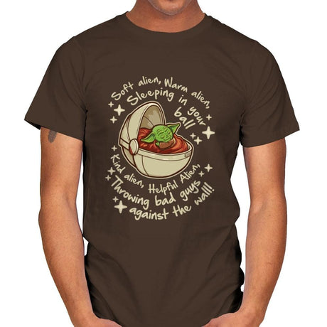 Soft Alien... - Mens T-Shirts RIPT Apparel Small / Dark Chocolate