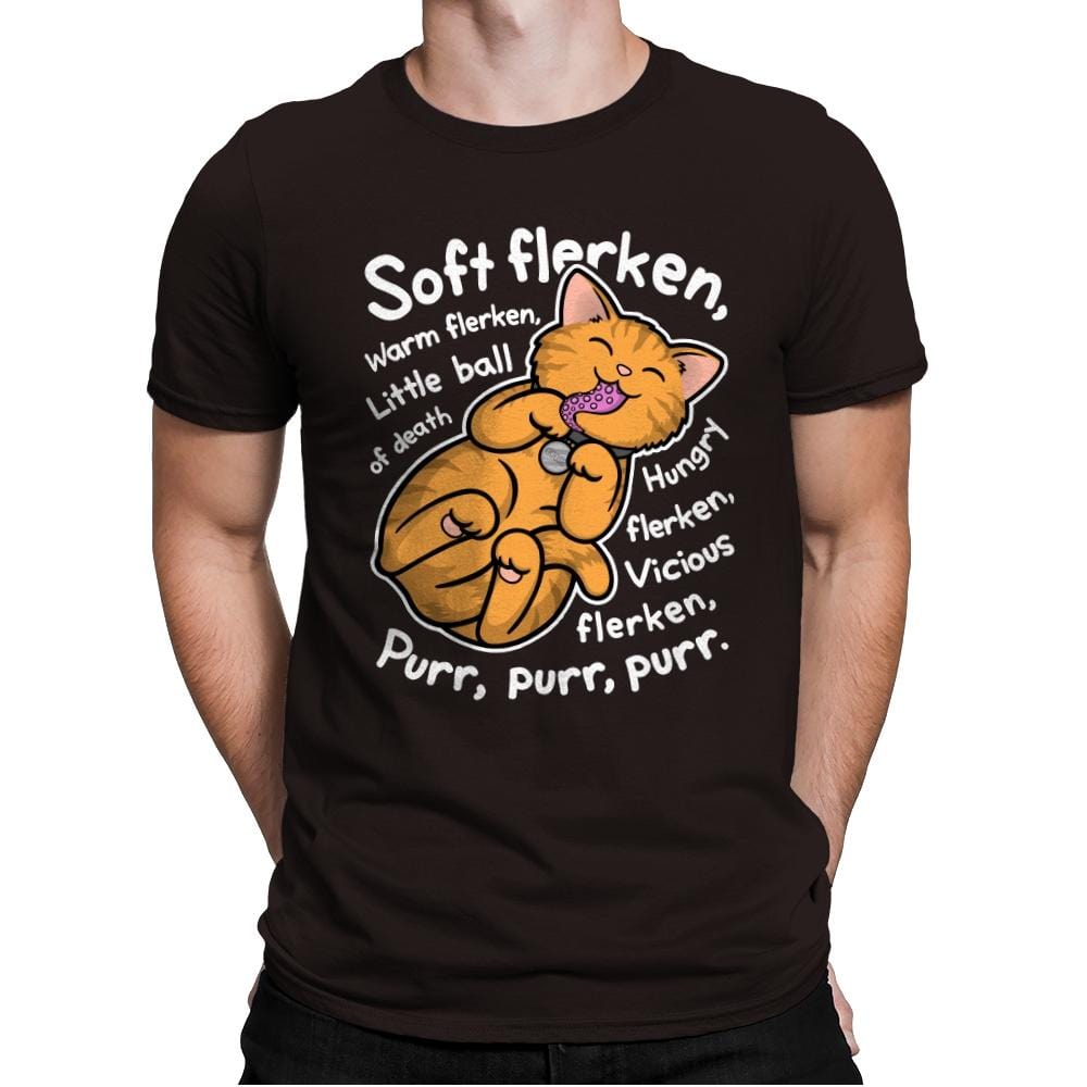 Soft Flerken - Mens Premium T-Shirts RIPT Apparel Small / Dark Chocolate