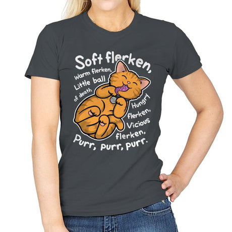 Soft Flerken - Womens T-Shirts RIPT Apparel Small / Charcoal