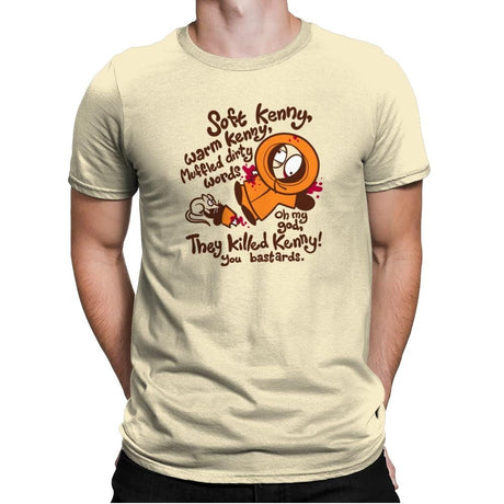 Soft Kenny Exclusive - Mens Premium T-Shirts RIPT Apparel Small / Natural