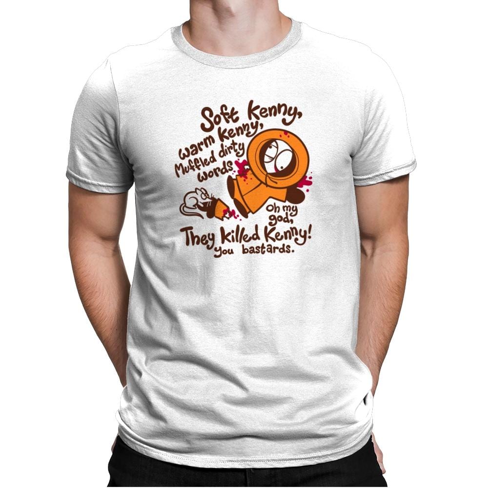 Soft Kenny Exclusive - Mens Premium T-Shirts RIPT Apparel Small / White