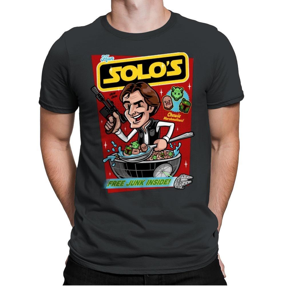 Sol-Os Cereal - Mens Premium T-Shirts RIPT Apparel Small / Heavy Metal
