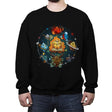 Solar Dice System - Crew Neck Sweatshirt Crew Neck Sweatshirt RIPT Apparel Small / Black