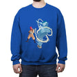 Something Strange in your Friendly Neighborhood - Crew Neck Sweatshirt Crew Neck Sweatshirt RIPT Apparel Small / Royal