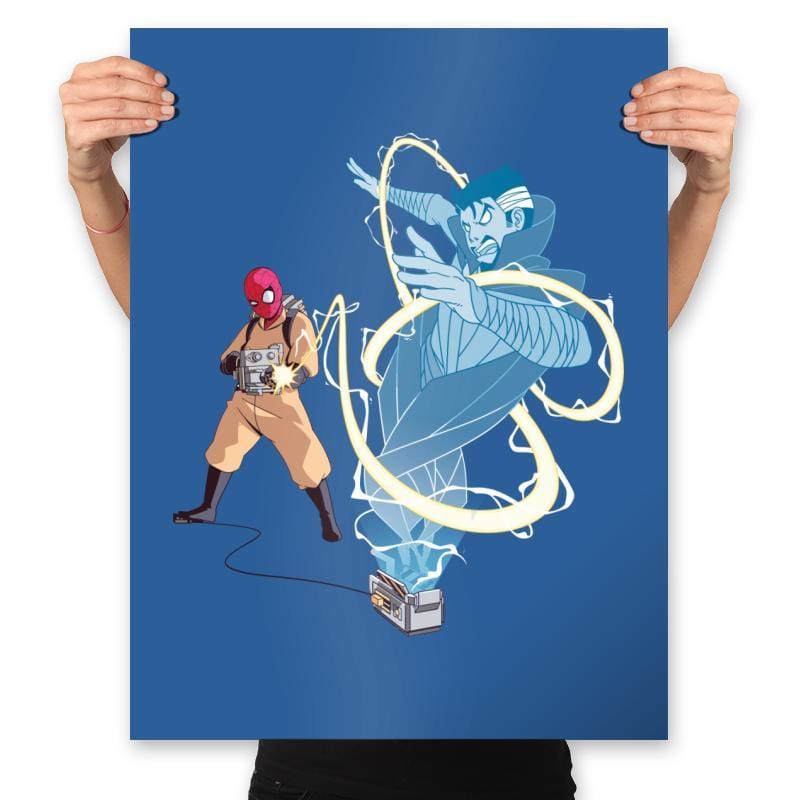Something Strange in your Friendly Neighborhood - Prints Posters RIPT Apparel 18x24 / Royal