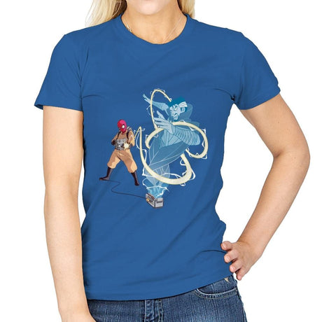 Something Strange in your Friendly Neighborhood - Womens T-Shirts RIPT Apparel Small / Royal