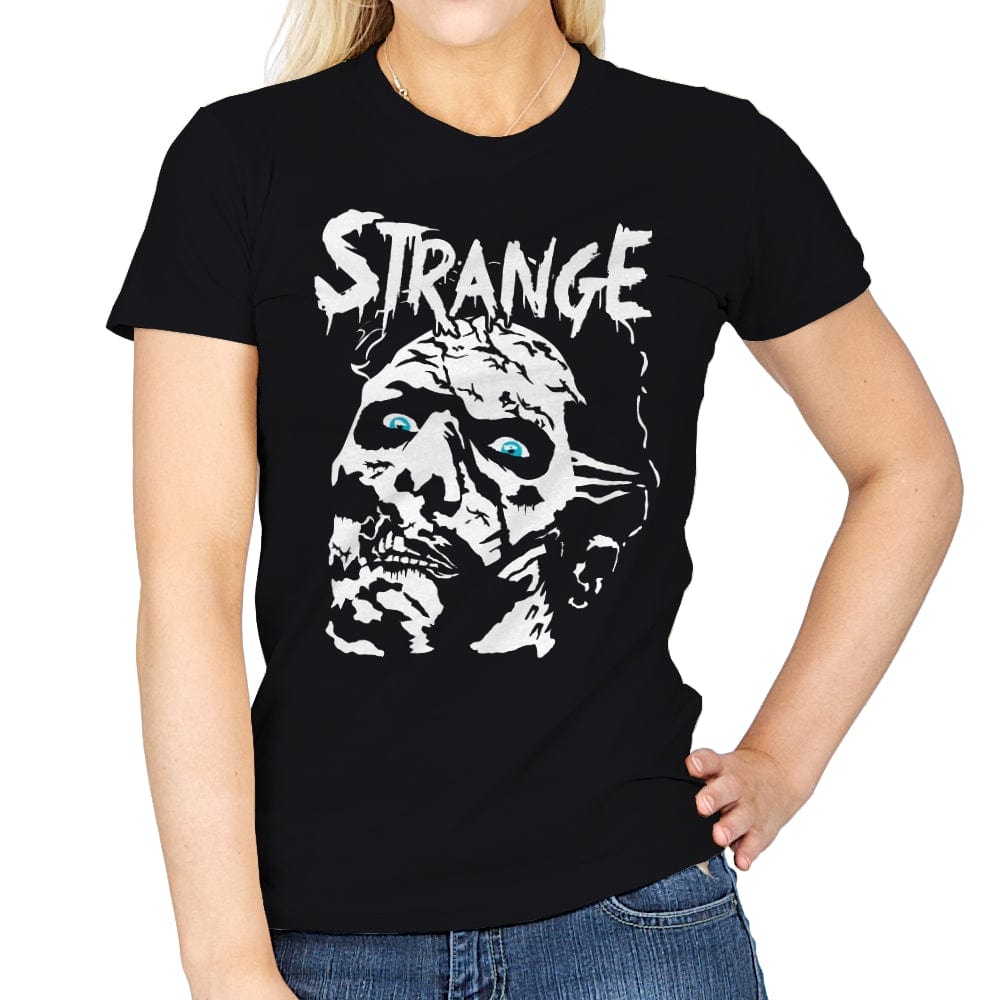 Something Strange - Womens T-Shirts RIPT Apparel Small / Black