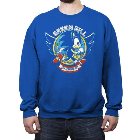 Sonic 5K - Crew Neck Sweatshirt Crew Neck Sweatshirt RIPT Apparel Small / Royal