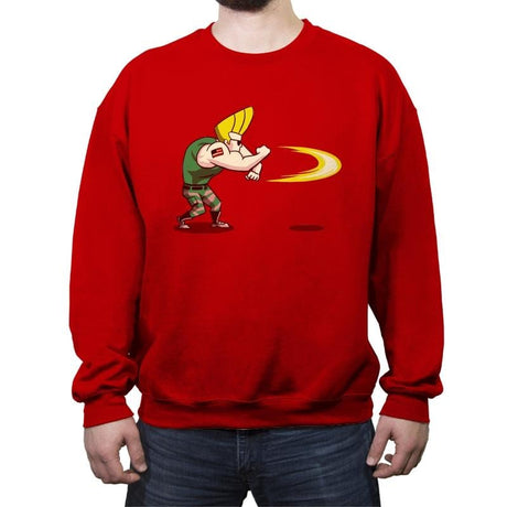 Sonic Bravo! - Crew Neck Sweatshirt Crew Neck Sweatshirt RIPT Apparel