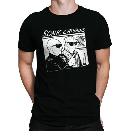 Sonic Captains - Mens Premium T-Shirts RIPT Apparel Small / Black
