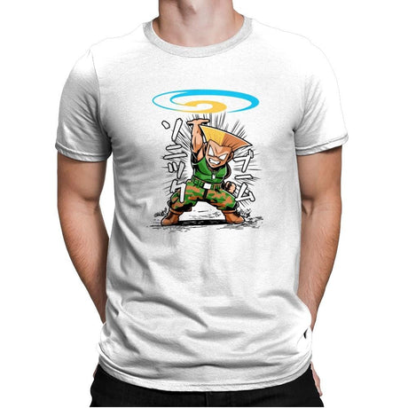 Sonic Disc - Mens Premium T-Shirts RIPT Apparel Small / White