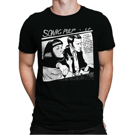 Sonic Pulp - Record Collector - Mens Premium T-Shirts RIPT Apparel Small / Black