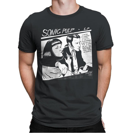 Sonic Pulp - Record Collector - Mens Premium T-Shirts RIPT Apparel Small / Heavy Metal